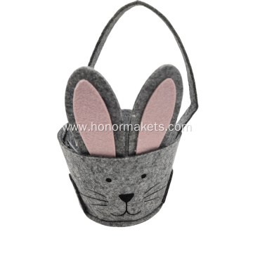 Bunny Felt Basket